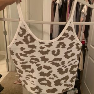Cheetah crop top